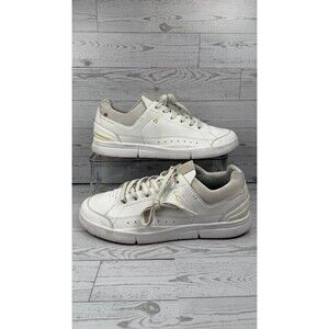 On The Roger Advantage Men’s Running/Tennis Shoes Size 11.5 White Lace Up #187